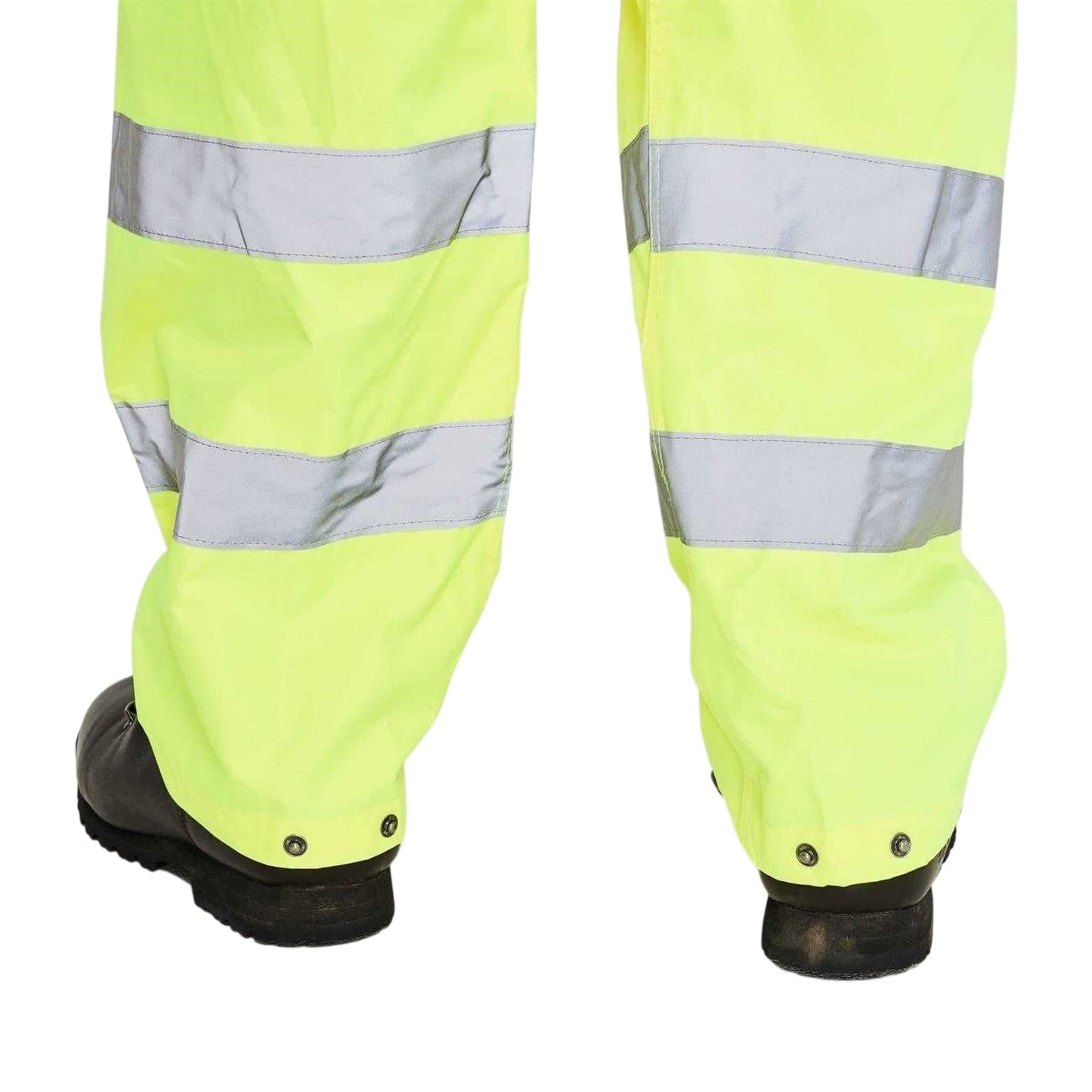 Yellow - Lifestyle - Dunlop Mens Hi-Vis Waterproof Trousers