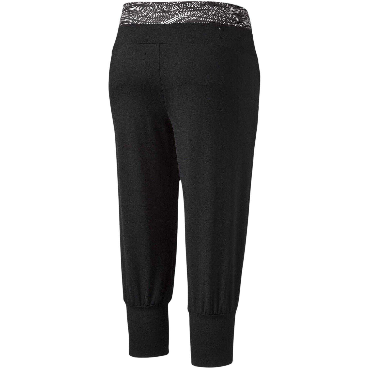 Black - Back - Puma Womens-Ladies Wild Thing Patterned Capri