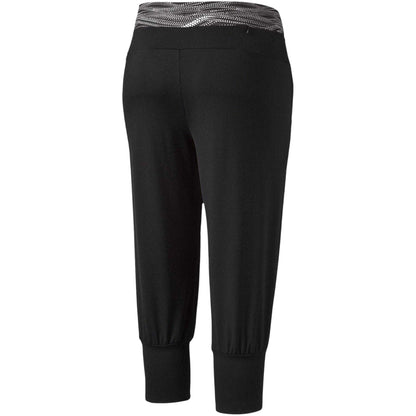 Black - Back - Puma Womens-Ladies Wild Thing Patterned Capri