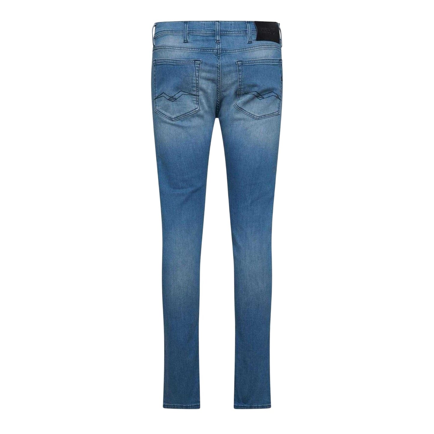 Blue - Back - Replay Mens Jondrill Denim Skinny Jeans