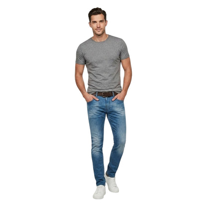 Blue - Lifestyle - Replay Mens Jondrill Denim Skinny Jeans
