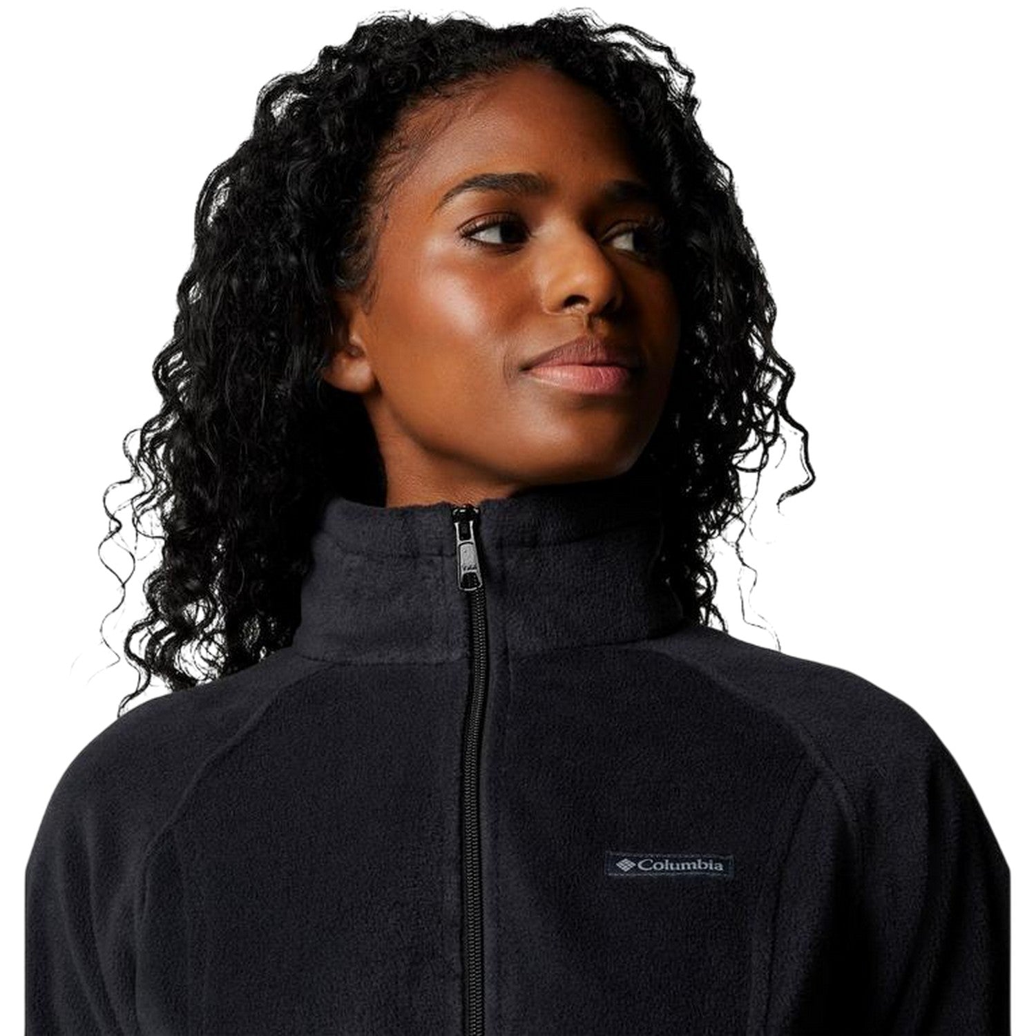 Black - Side - Columbia Womens-Ladies Benton Full Zip Fleece Jacket