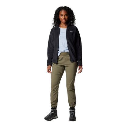 Black - Pack Shot - Columbia Womens-Ladies Benton Full Zip Fleece Jacket