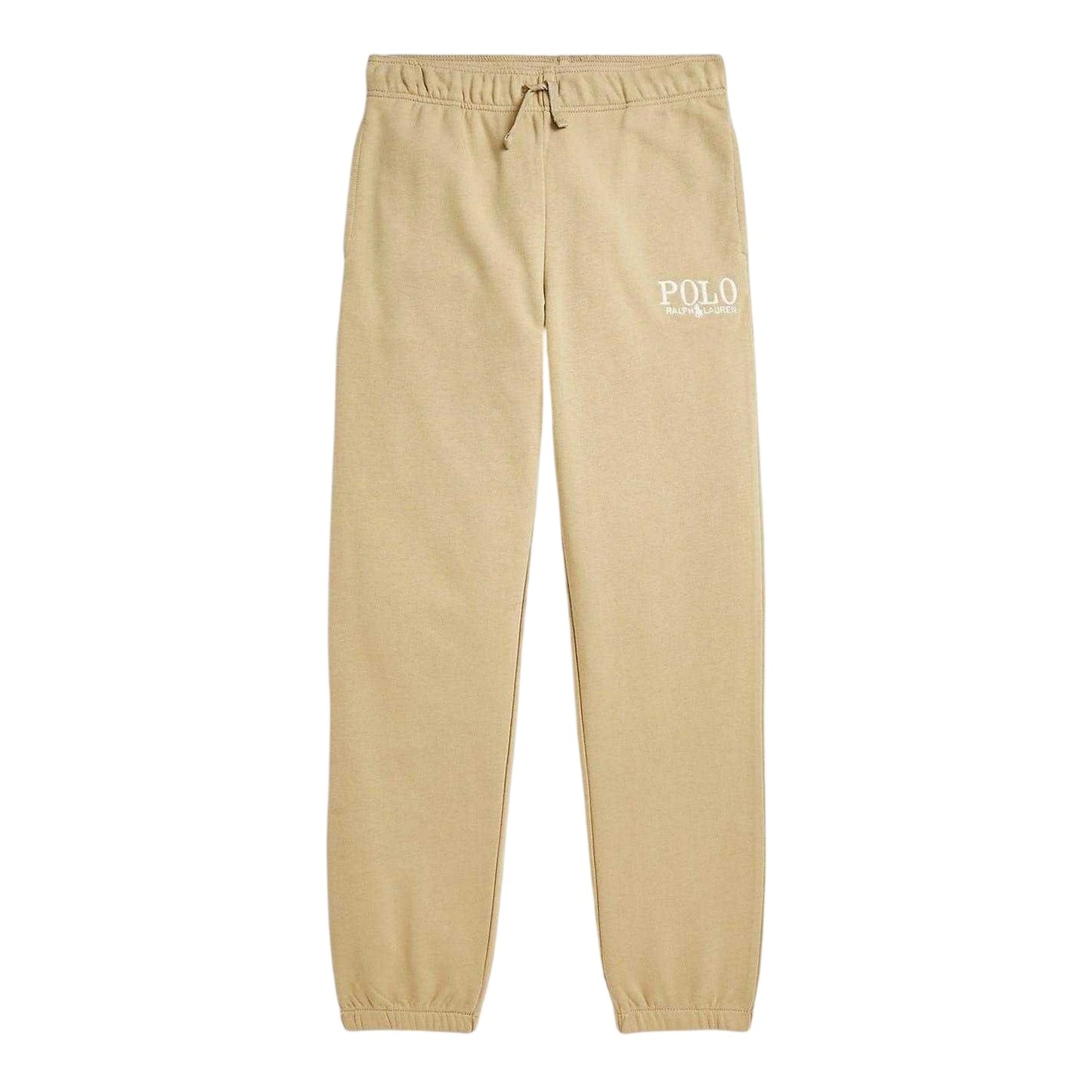 Beige - Front - Ralph Lauren Childrens-Kids Logo Regular Joggers