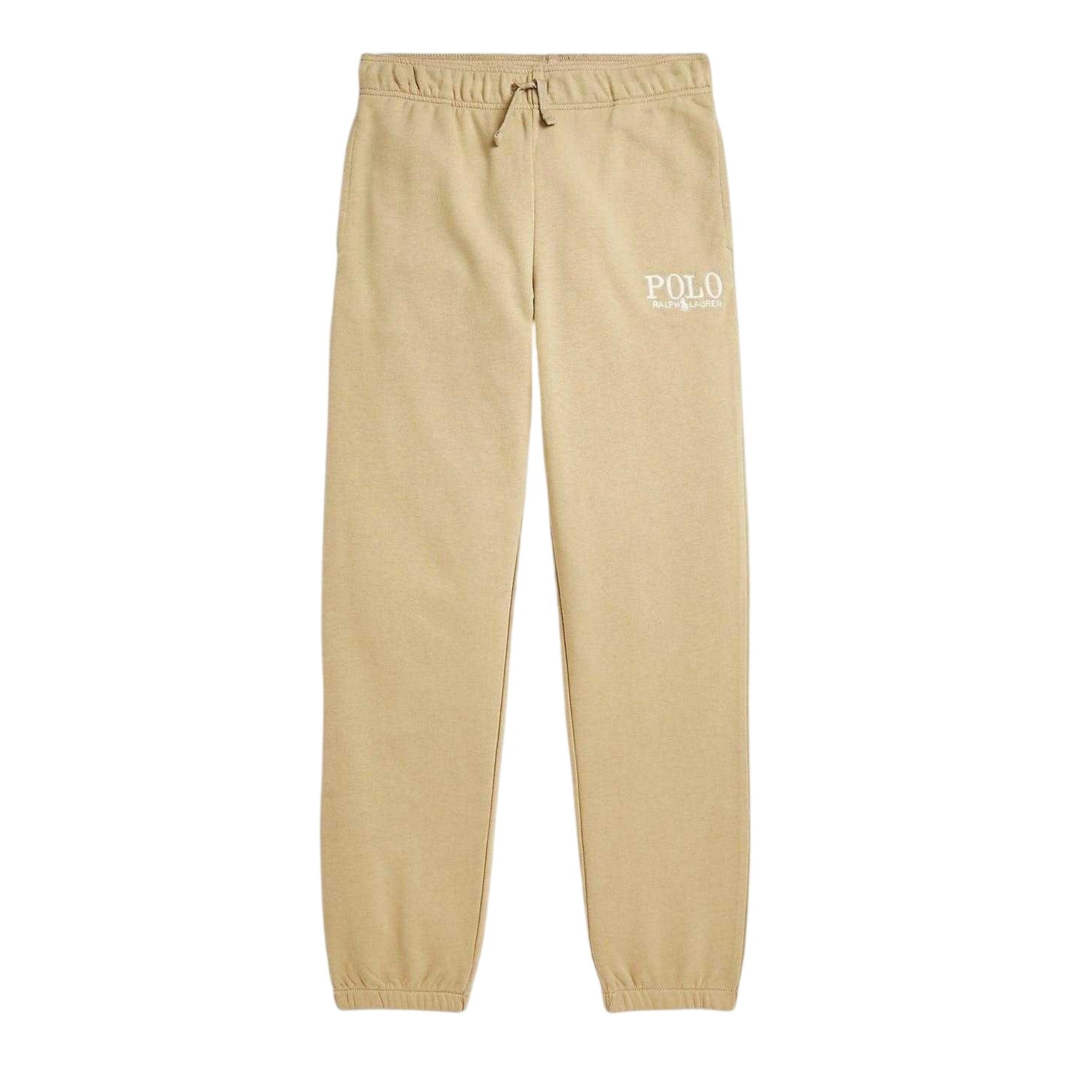 Beige - Front - Ralph Lauren Childrens-Kids Logo Regular Joggers