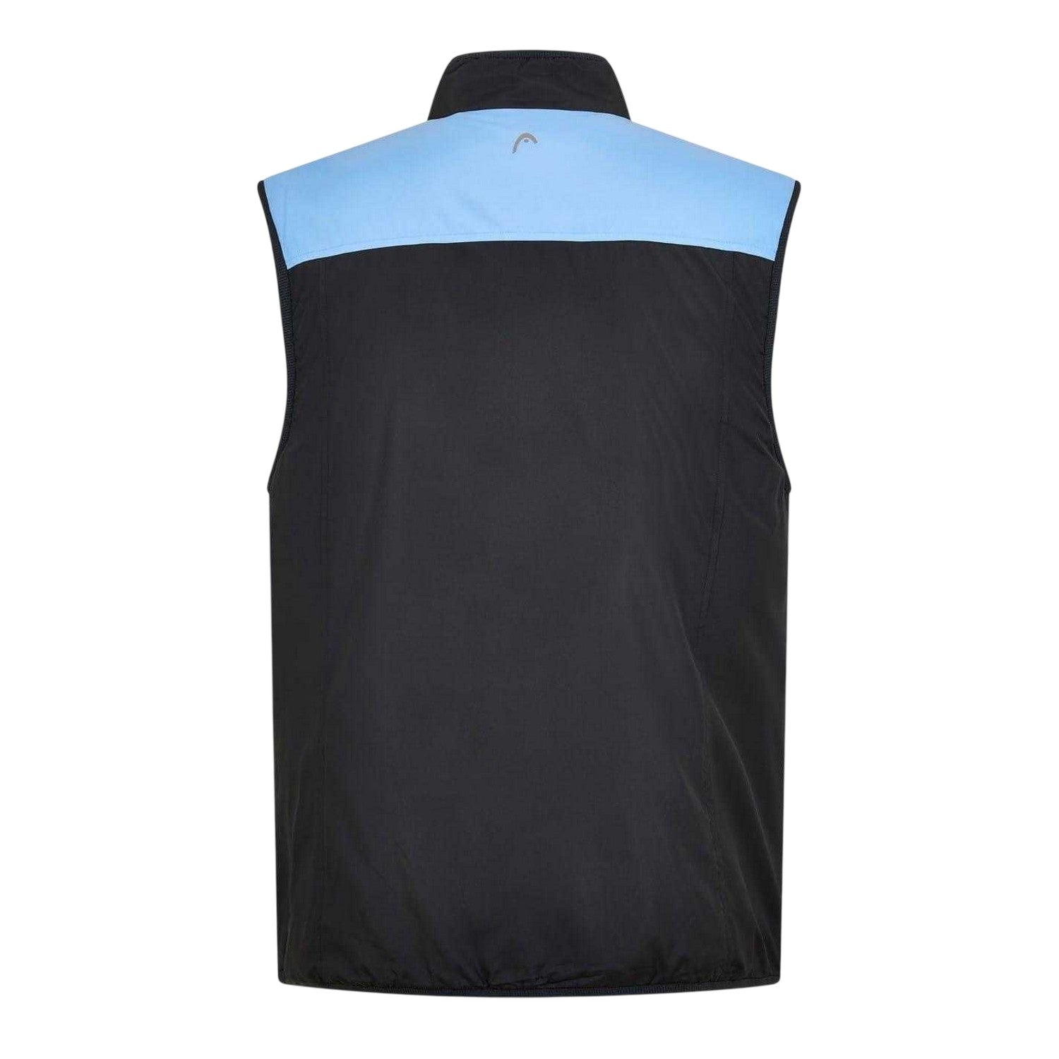 Black - Back - Head Mens Endurance Colour Block Sleeveless Gilet
