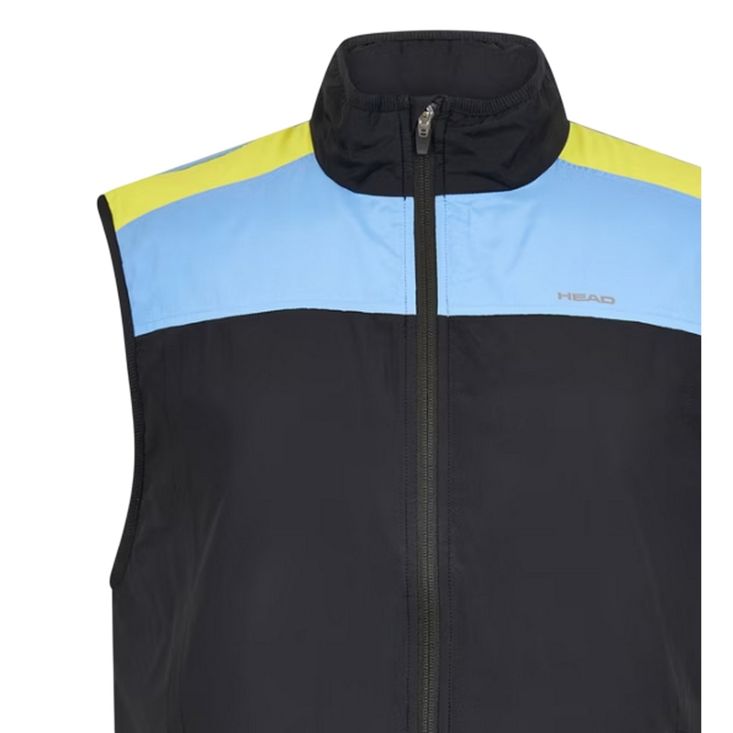 Black - Side - Head Mens Endurance Colour Block Sleeveless Gilet