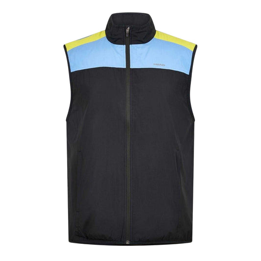 Black - Front - Head Mens Endurance Colour Block Sleeveless Gilet