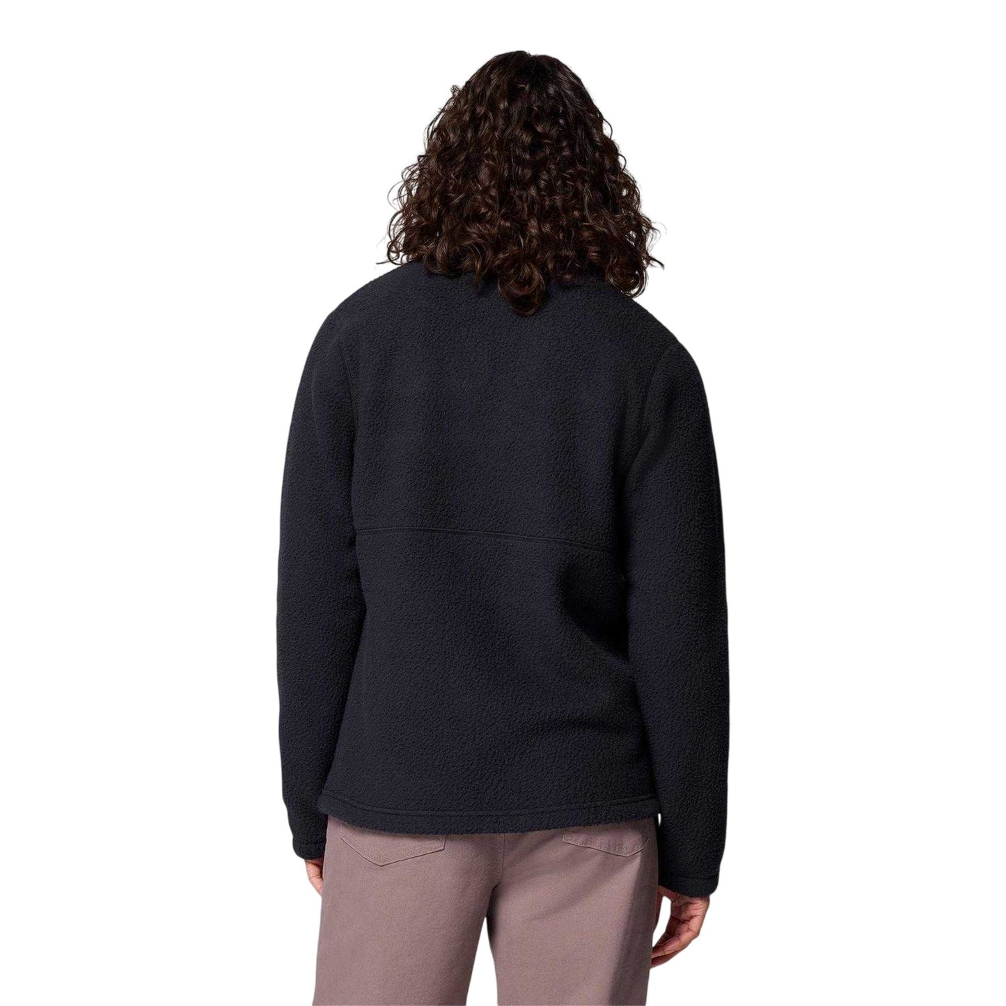 Black - Back - Columbia Womens-Ladies Juniper High Collar Fleece Jacket