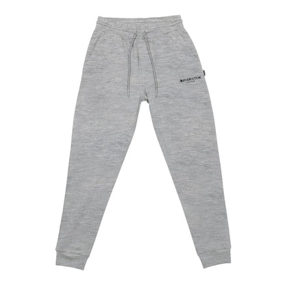 Grey - Front - Aquascutum Mens Patterned Slim Joggers