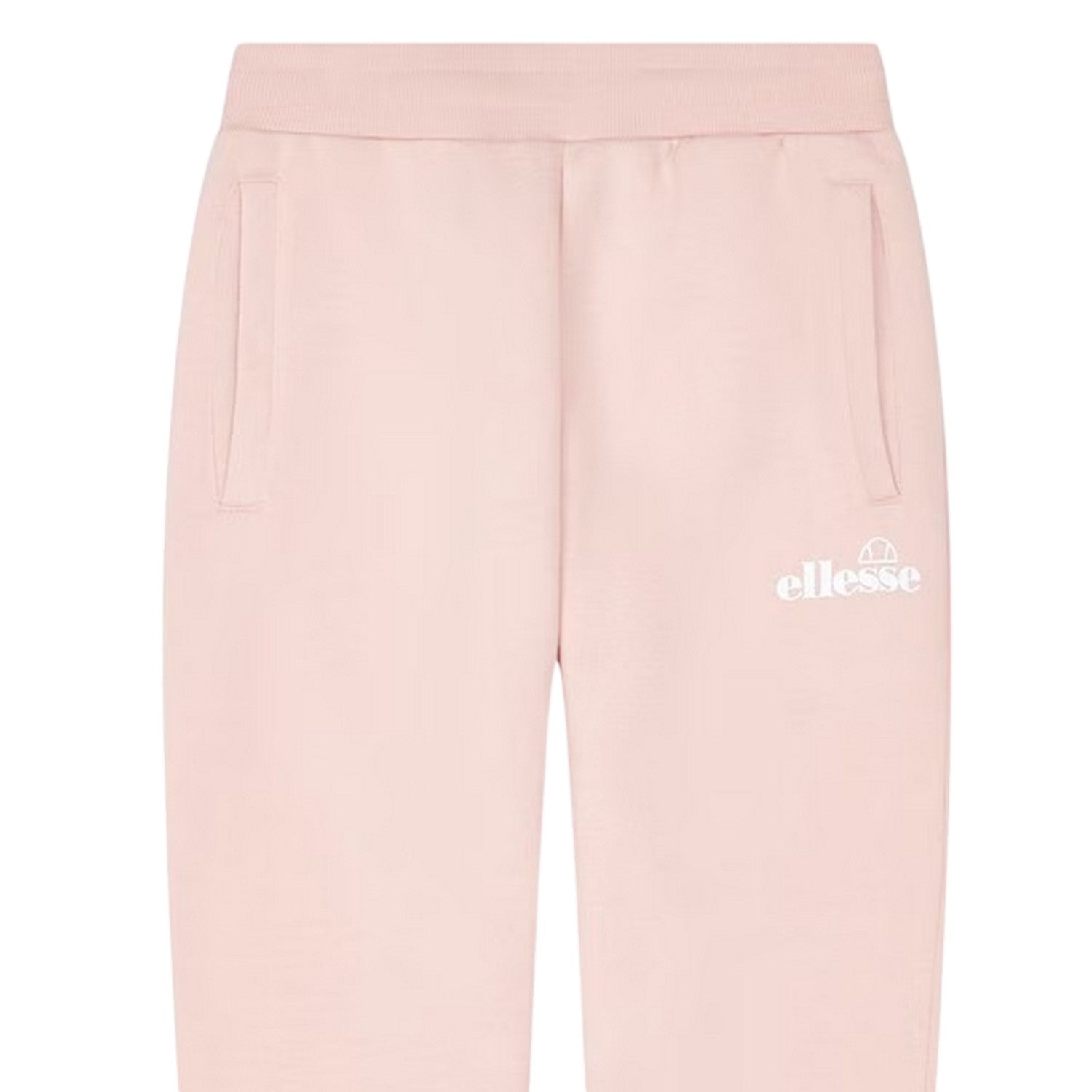 Light Pink - Side - Ellesse Womens-Ladies Majana Jersey Joggers