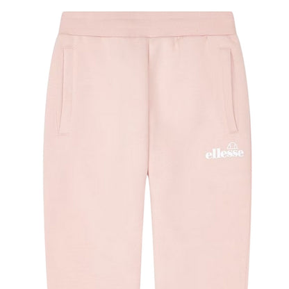 Light Pink - Side - Ellesse Womens-Ladies Majana Jersey Joggers