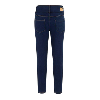 Navy - Back - Firetrap Womens-Ladies Cotton Jeans