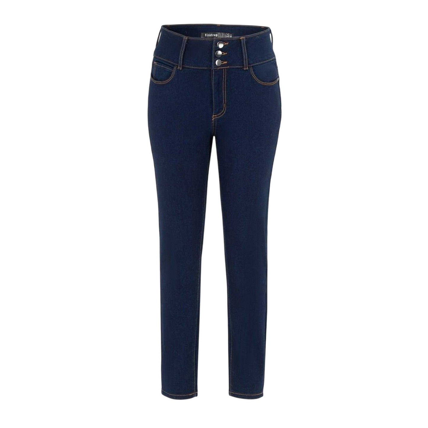 Navy - Front - Firetrap Womens-Ladies Cotton Jeans