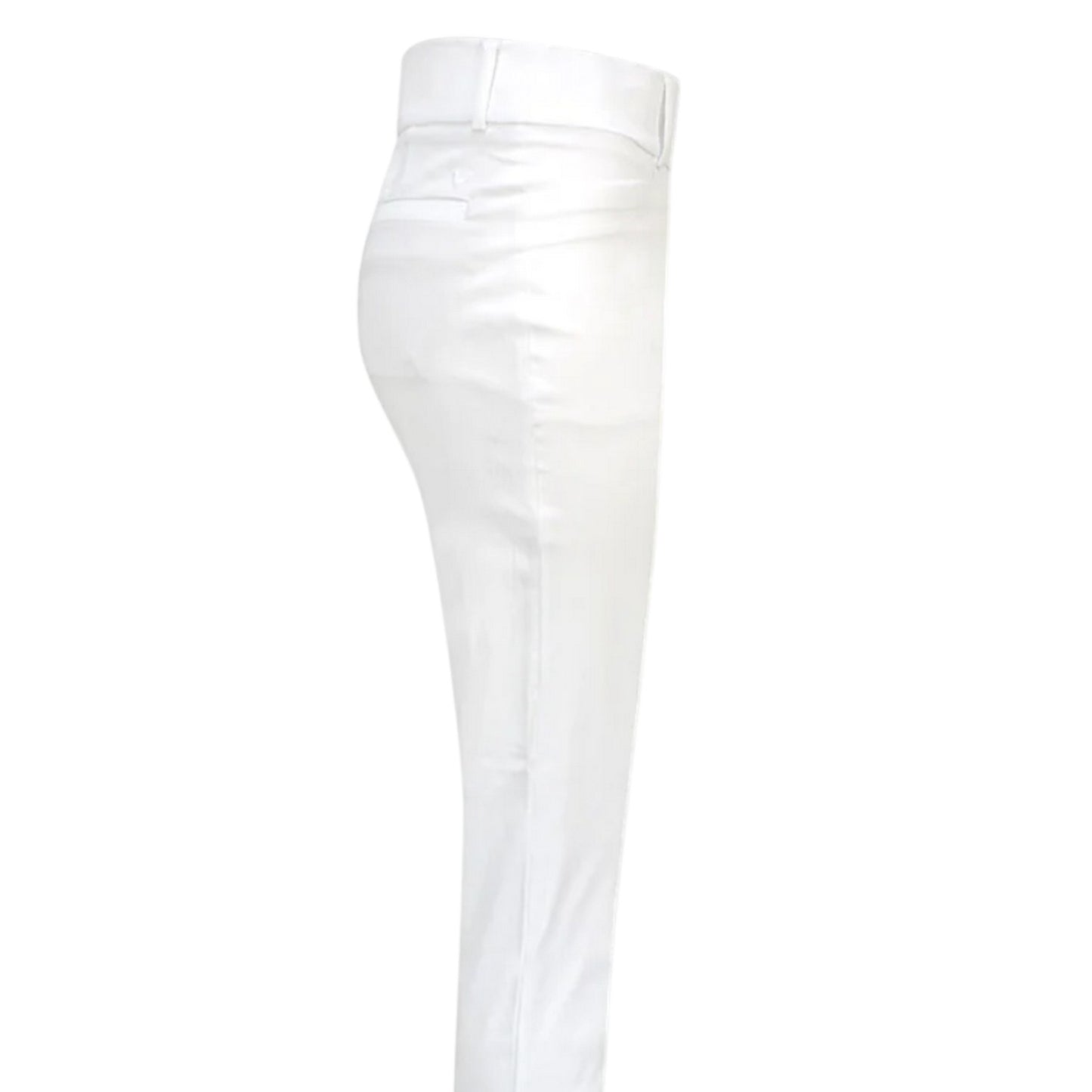 White - Side - Puma Womens-Ladies Pounce Logo Golf Trousers