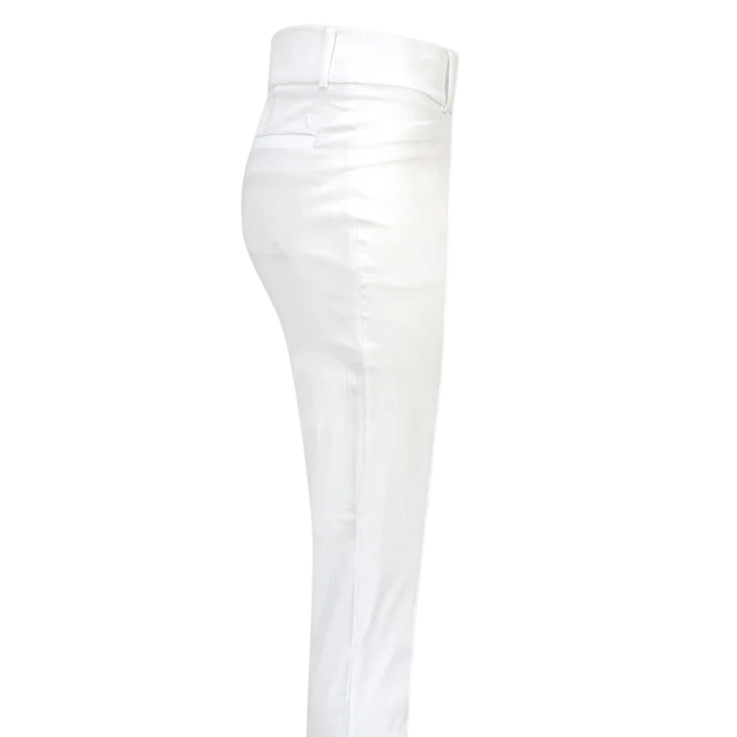 White - Side - Puma Womens-Ladies Pounce Logo Golf Trousers