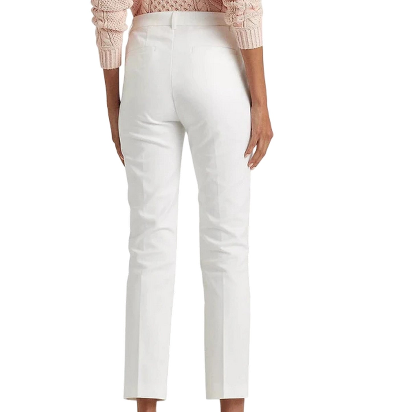 White - Lifestyle - Puma Womens-Ladies Pounce Logo Golf Trousers