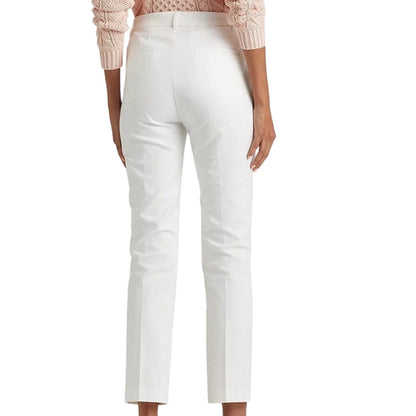 White - Lifestyle - Puma Womens-Ladies Pounce Logo Golf Trousers