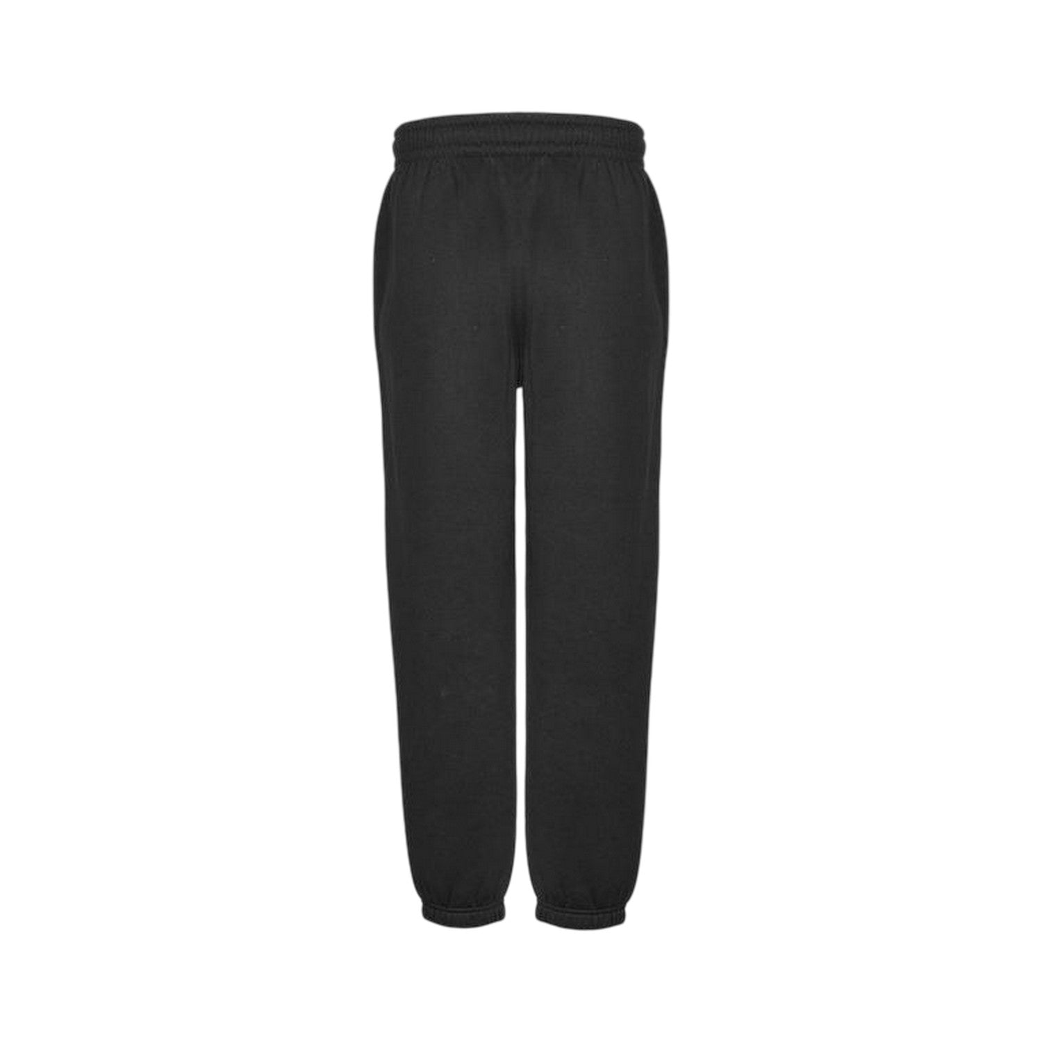 Black - Back - Slazenger Childrens-Kids Fleece Plain Jogging Bottoms
