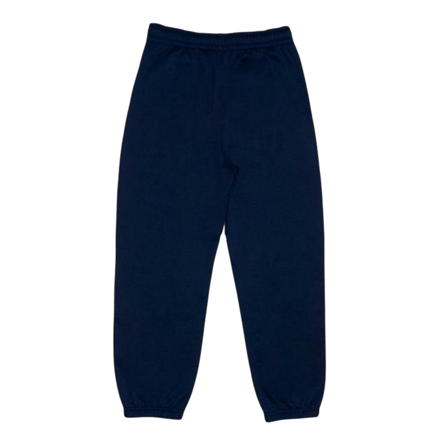 Navy - Back - Slazenger Childrens-Kids Fleece Plain Jogging Bottoms