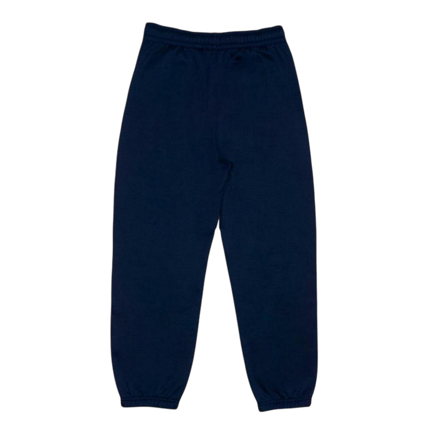 Navy - Back - Slazenger Childrens-Kids Fleece Plain Jogging Bottoms