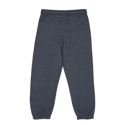 Charcoal Marl - Back - Slazenger Childrens-Kids Fleece Plain Jogging Bottoms