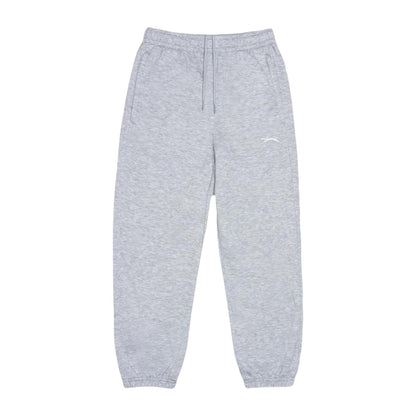 Grey Marl - Front - Slazenger Childrens-Kids Fleece Plain Jogging Bottoms
