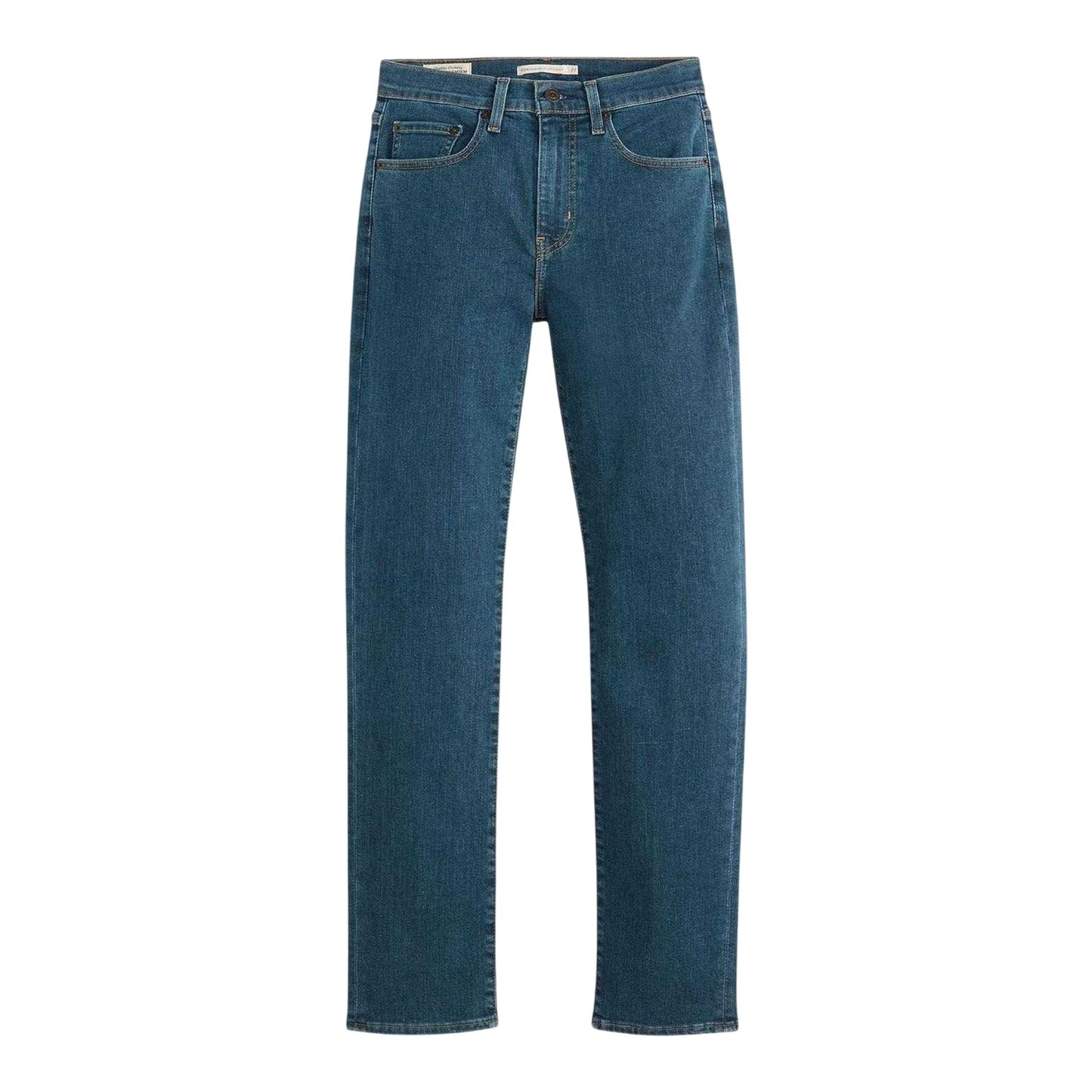 Blue - Front - Levis Womens-Ladies 724 High Rise Straight Jeans