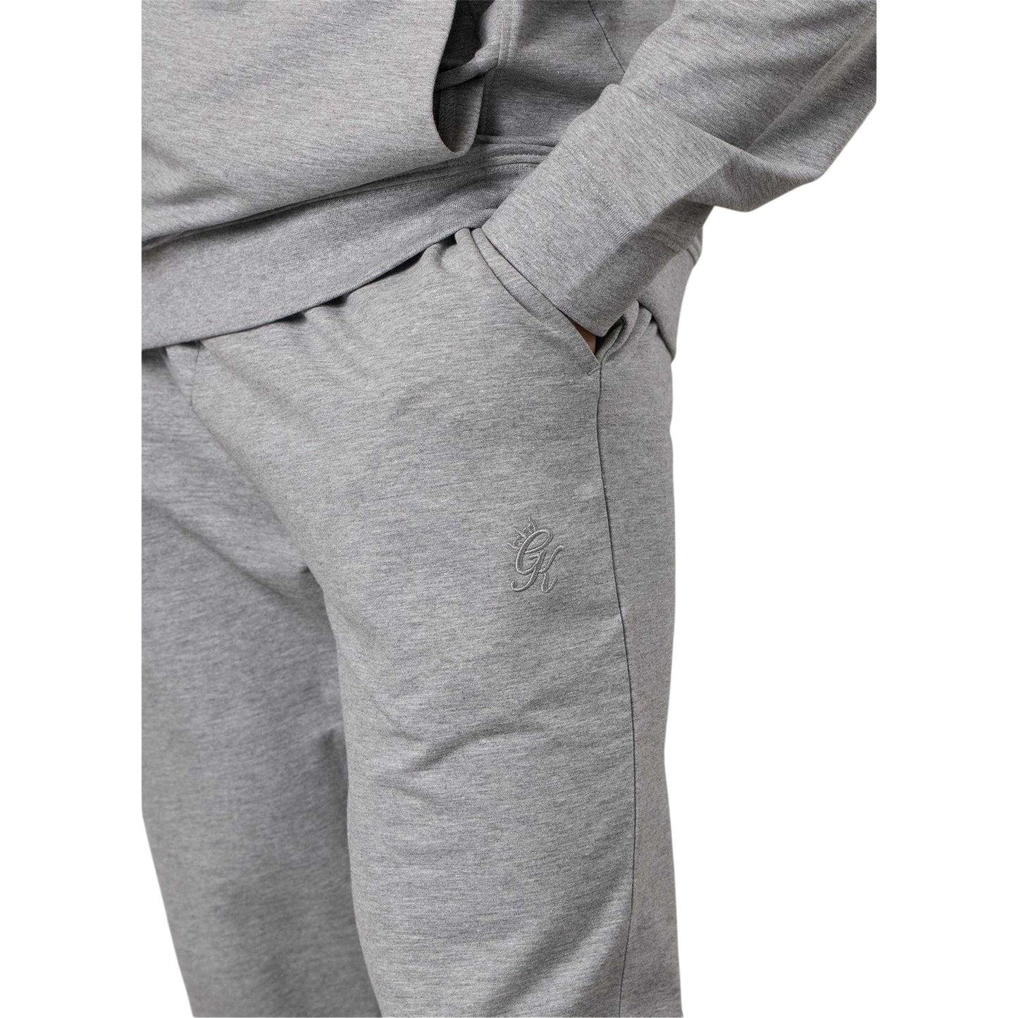 Grey Marl - Lifestyle - Gym King Mens Victory Joggers