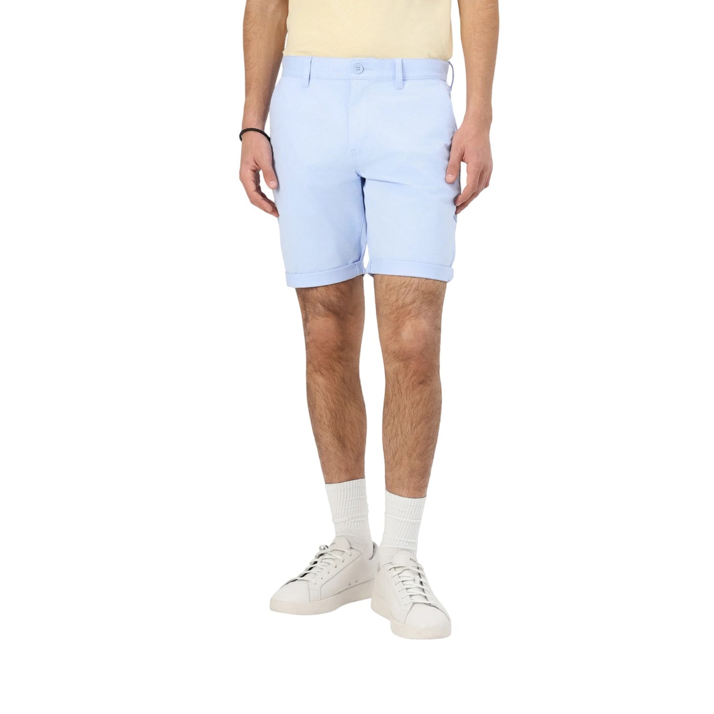 Sweet Blue - Side - Tommy Jeans Mens Scanton Solid Chino Shorts