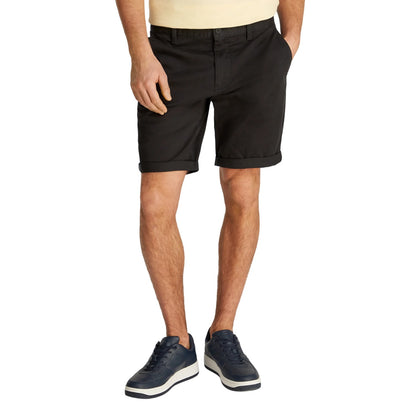 Black - Side - Tommy Jeans Mens Scanton Solid Chino Shorts