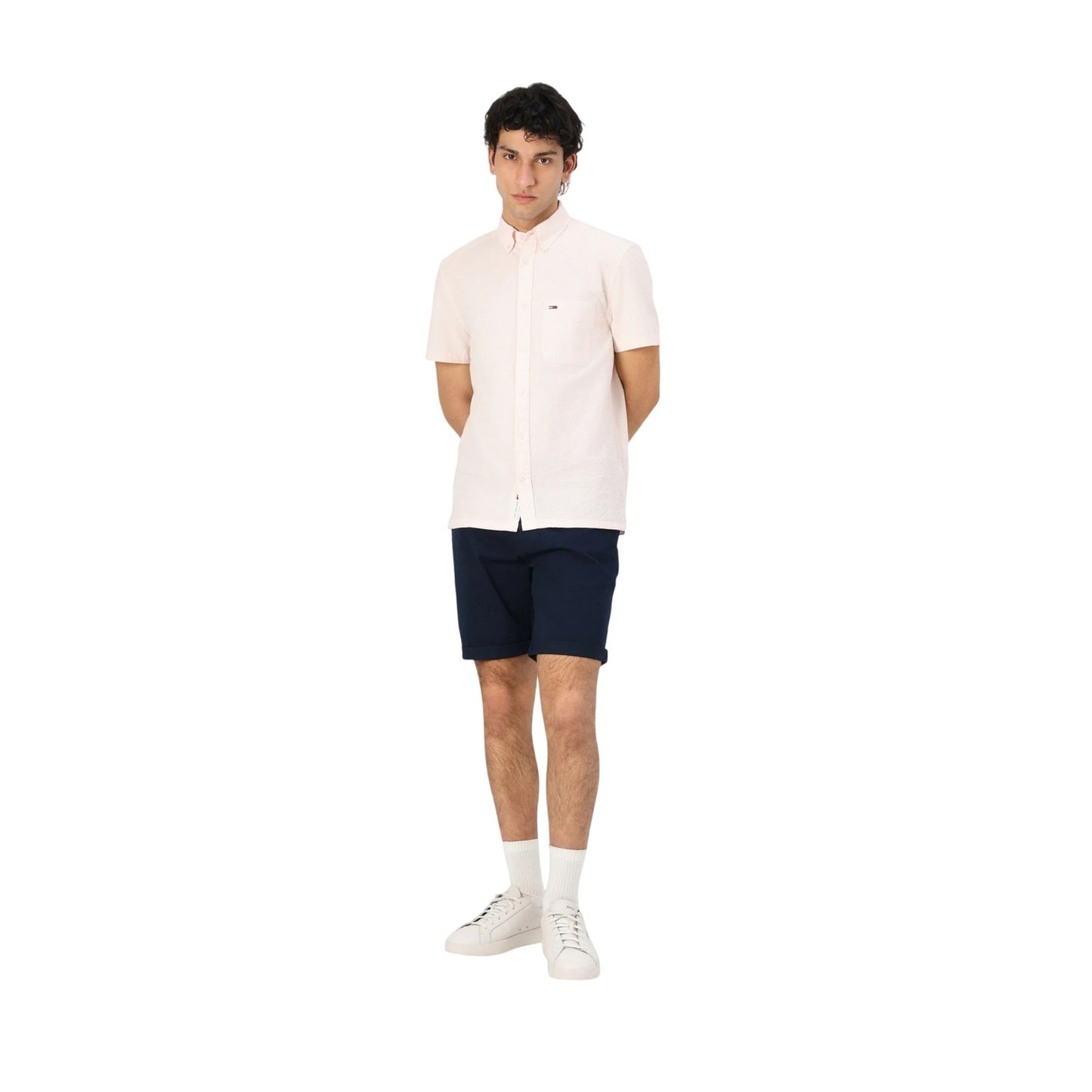 Dark Navy - Lifestyle - Tommy Jeans Mens Scanton Solid Chino Shorts