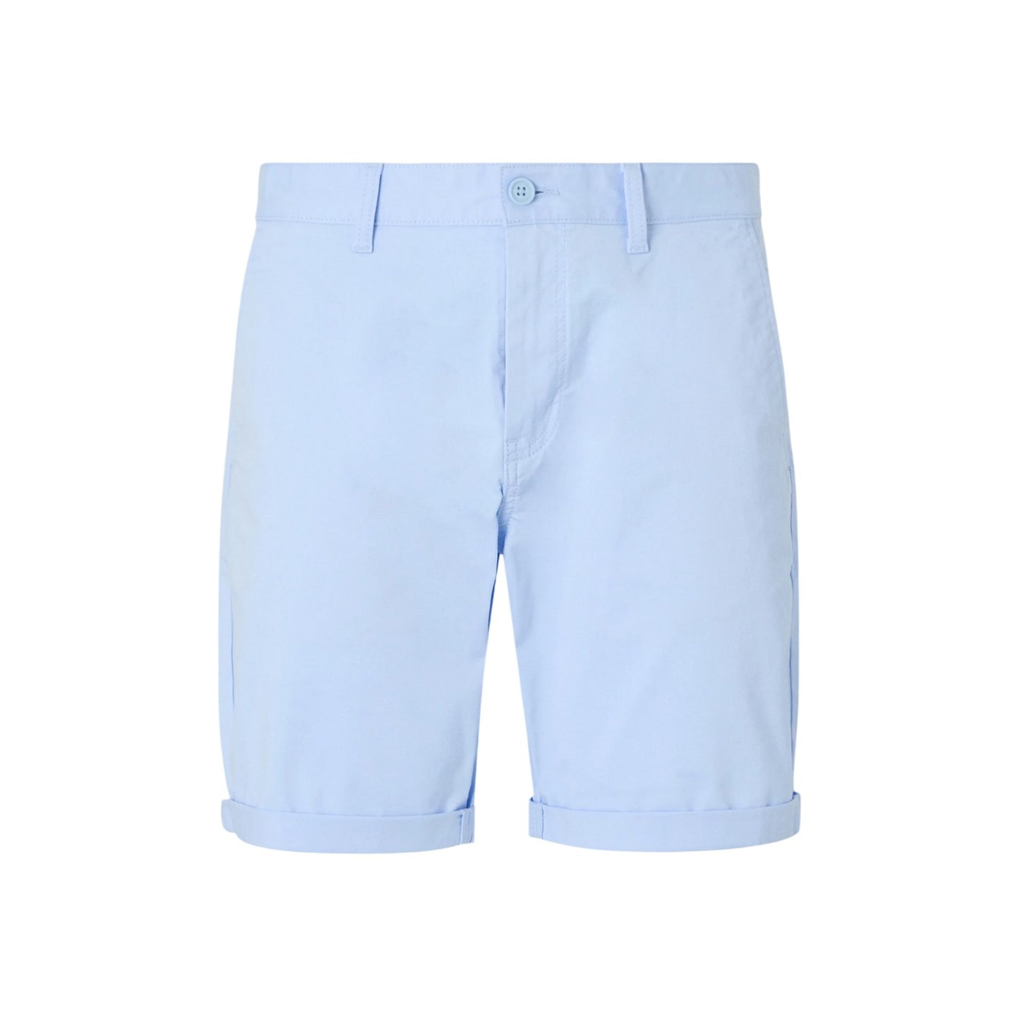 Sweet Blue - Front - Tommy Jeans Mens Scanton Solid Chino Shorts