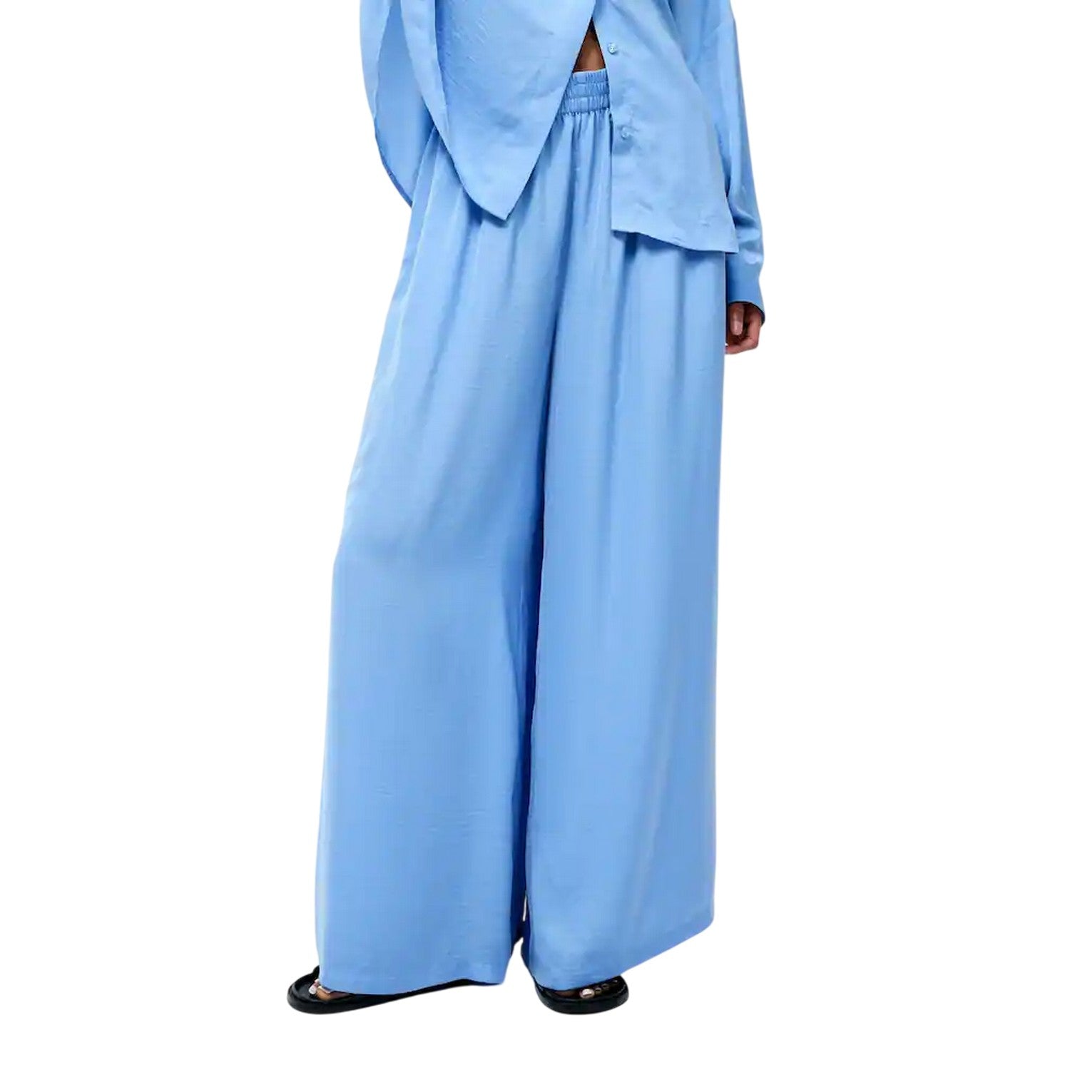 Cornflower Blue - Lifestyle - French Connection Womens-Ladies Damasco Wide Leg Culottes