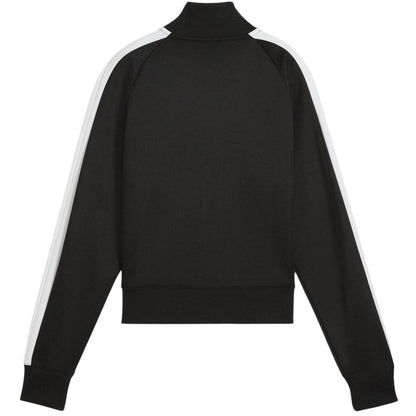 Black - Back - Puma Womens-Ladies T7 Track Jacket