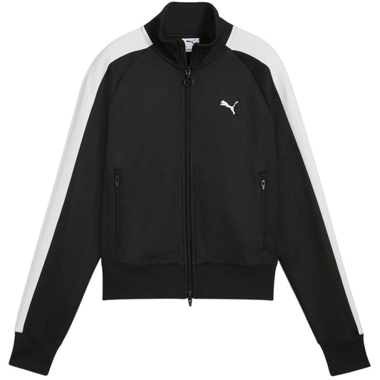 Black - Front - Puma Womens-Ladies T7 Track Jacket