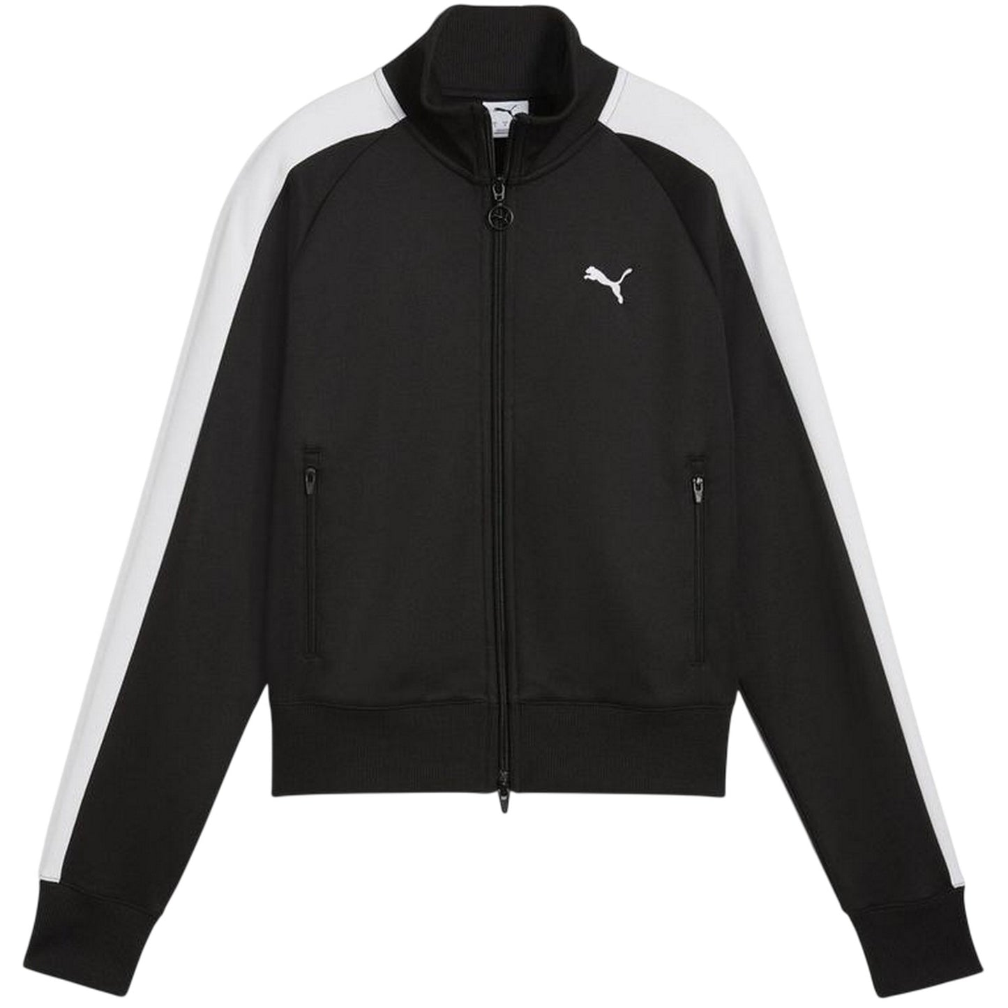 Black - Front - Puma Womens-Ladies T7 Track Jacket