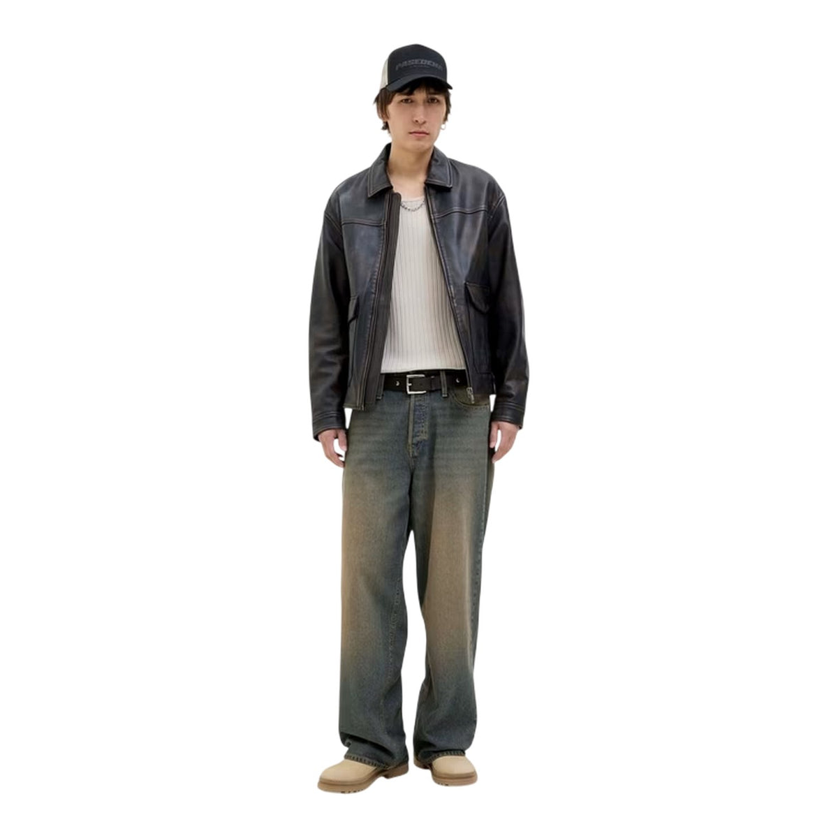 Blue Denim - Lifestyle - Jack And Jones Mens 083 Denim Fade Skinny Jeans