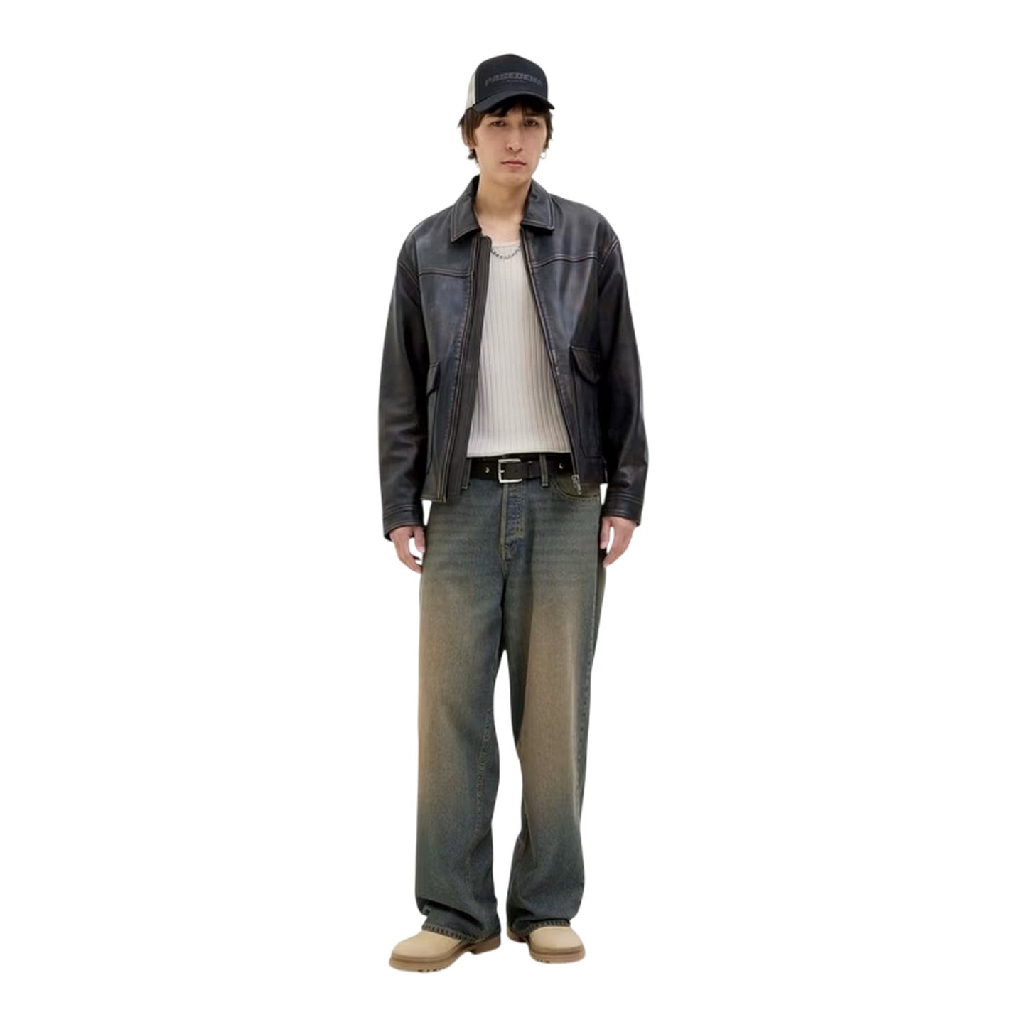 Blue Denim - Lifestyle - Jack And Jones Mens 083 Denim Fade Skinny Jeans