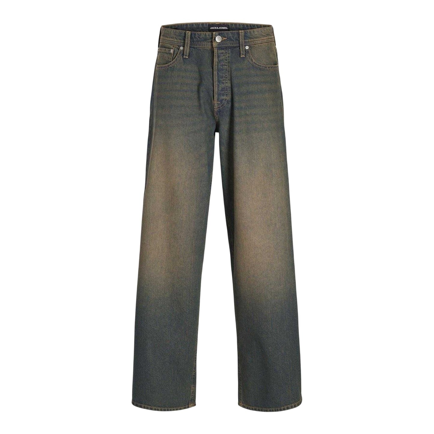 Blue Denim - Front - Jack And Jones Mens 083 Denim Fade Skinny Jeans