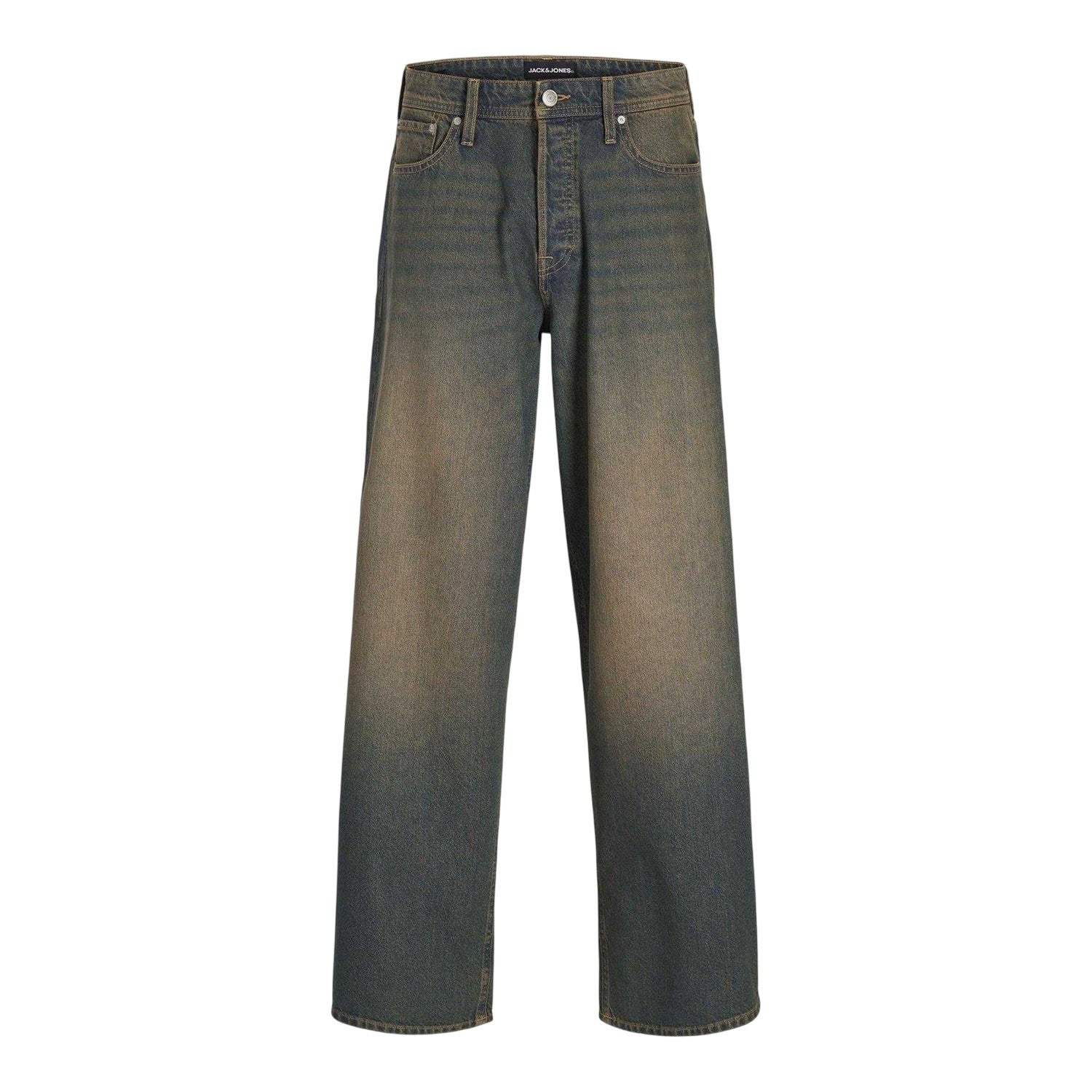 Blue Denim - Front - Jack And Jones Mens 083 Denim Fade Skinny Jeans