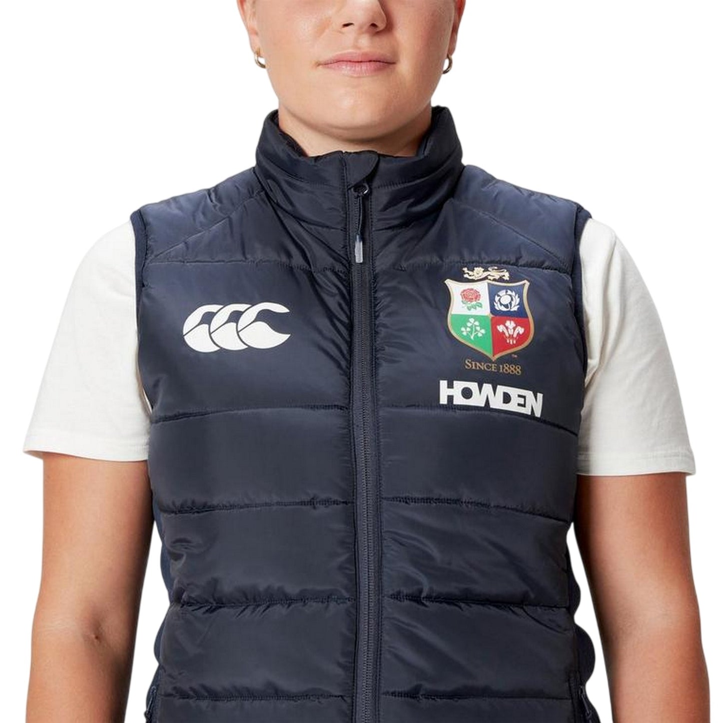 Dark Navy - Side - Canterbury Womens-Ladies Microlight 2025 British & Irish Lions Gilet