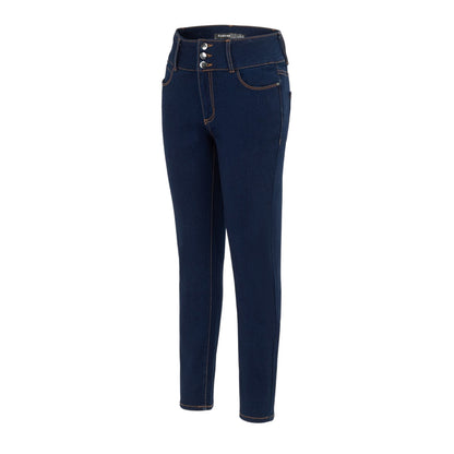 Navy - Side - Firetrap Womens-Ladies Lux Skinny Jeans