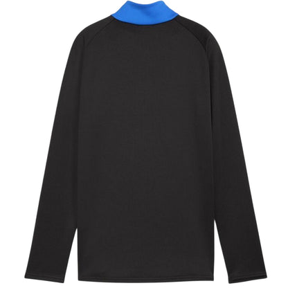 Black-Blue - Back - Puma Womens-Ladies Training Base Layer Top