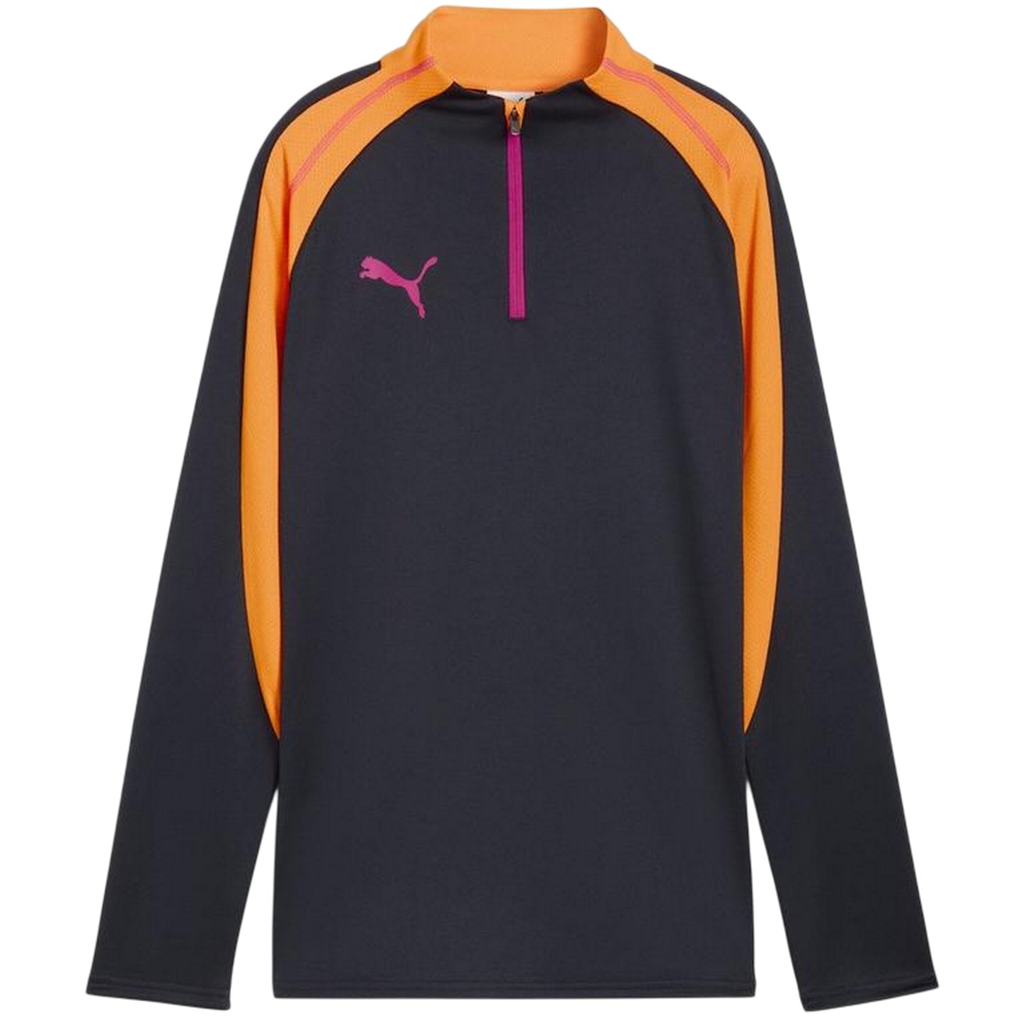 Navy-Orange - Front - Puma Womens-Ladies Training Base Layer Top