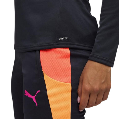Navy-Orange - Lifestyle - Puma Womens-Ladies Training Base Layer Top
