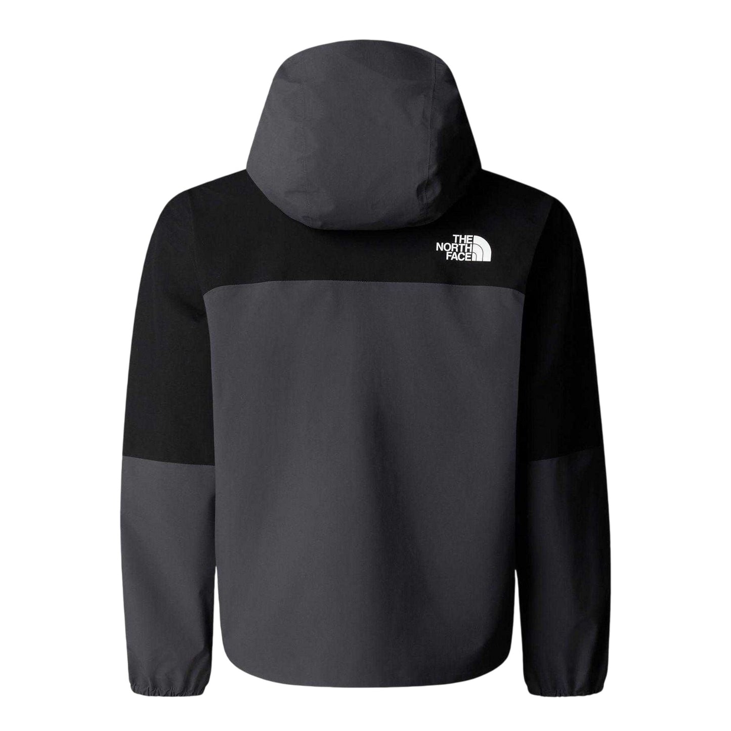 Black-Grey - Back - The North Face Boys Packable Shell Jacket