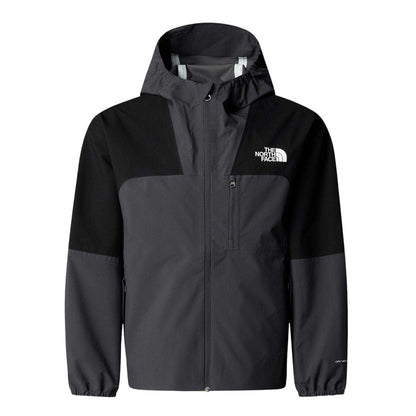Black-Grey - Front - The North Face Boys Packable Shell Jacket