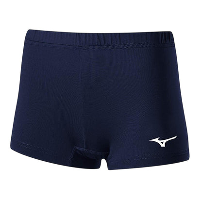 Navy - Front - Mizuno Womens-Ladies Performance Netball Shorts