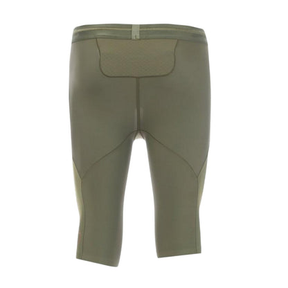 Khaki - Back - Skins Mens Series-5 Performance Skinny Shorts